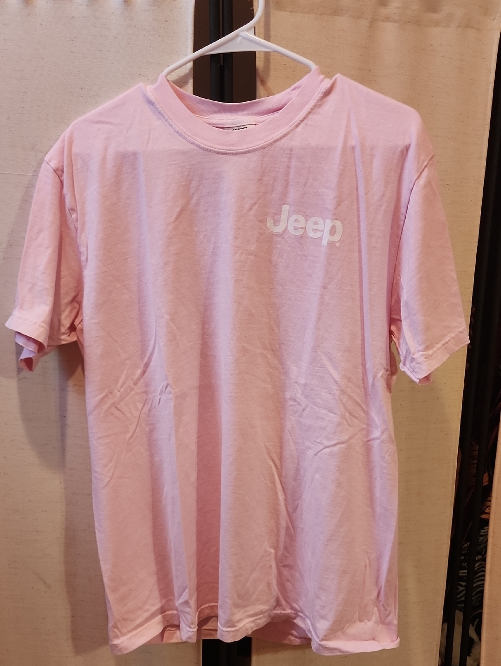 Comfort Colors Pink Jeep Short Sleeve Tee